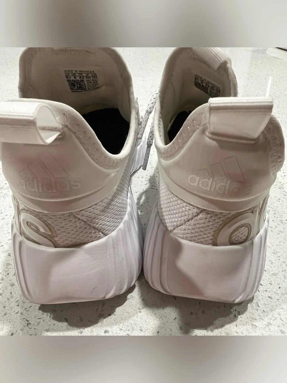 Adidas Kaptir 3 Men's Running Shoe WHT Athletic Sneaker Trainer #317 Size 9.5M